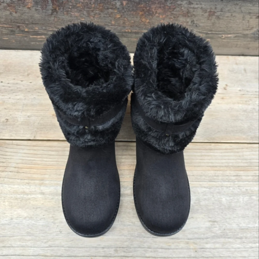 GBG Los Angeles NEW!! Alstyn Cozy Glam Chic, Warm, Faux Fur Winter Bootie 7M